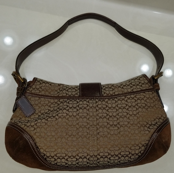 Authentic Coach Leather & Suede Soho Handbag 6808 - Picture 2 of 5